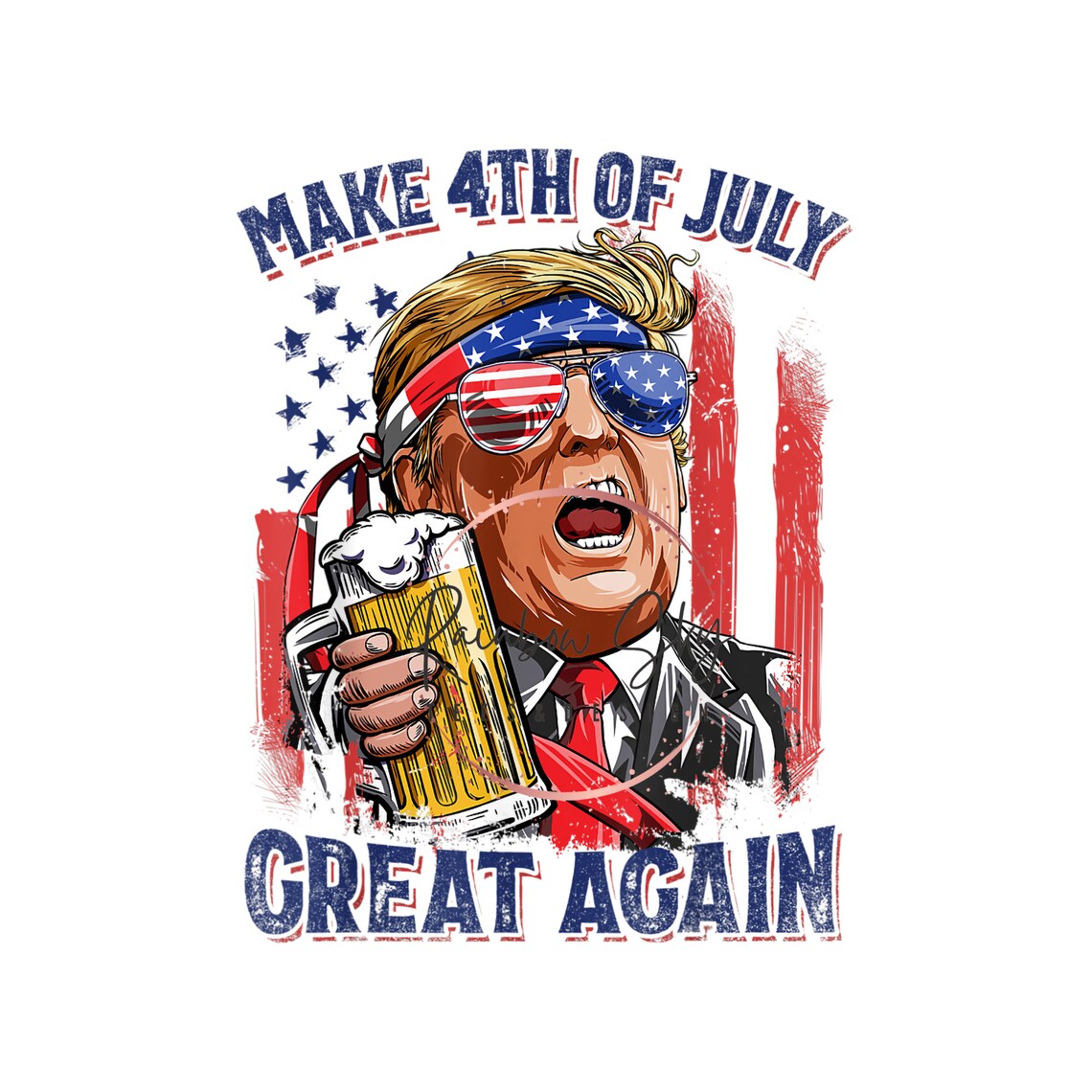 Make 4th of July Great Again Png Sublimation Trump Etsy
