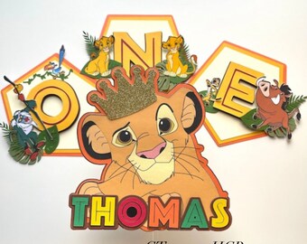 Simba Cake Topper Etsy Canada