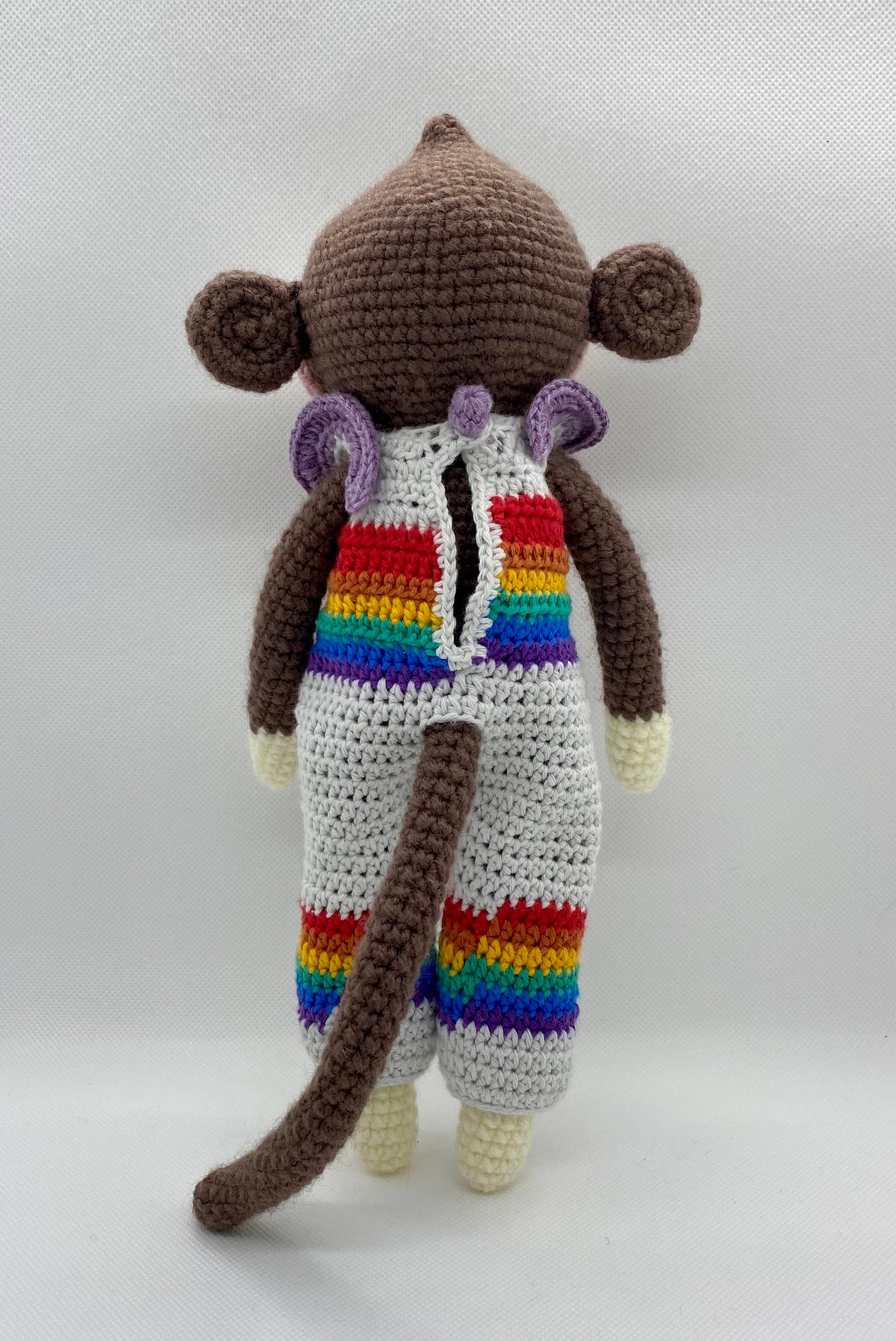 Lupita the Spider Monkey Handmade Crochet Amigurumi Toy Etsy