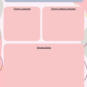 NCLEX Study Template Downloadable Digital Print