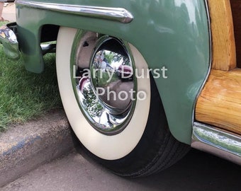 Vintage Car Photograph, Classic Cars, Classic Cars Tires and Fenders, Tired Series #8 of 16