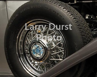 Vintage Car Photograph, Classic Cars, Classic Cars Tires and Fenders, Tired Series #7 of 16