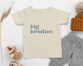 Big Brother Announcement Shirt: Boho Toddler Tee, Pregnancy Reveal