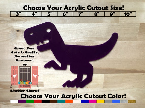 Dinosaur - Laser Cut Out Unfinished Wood Craft Shape DIN34 Dinosaur - Laser Cut Out Unfinished Wood Craft Shape DIN34