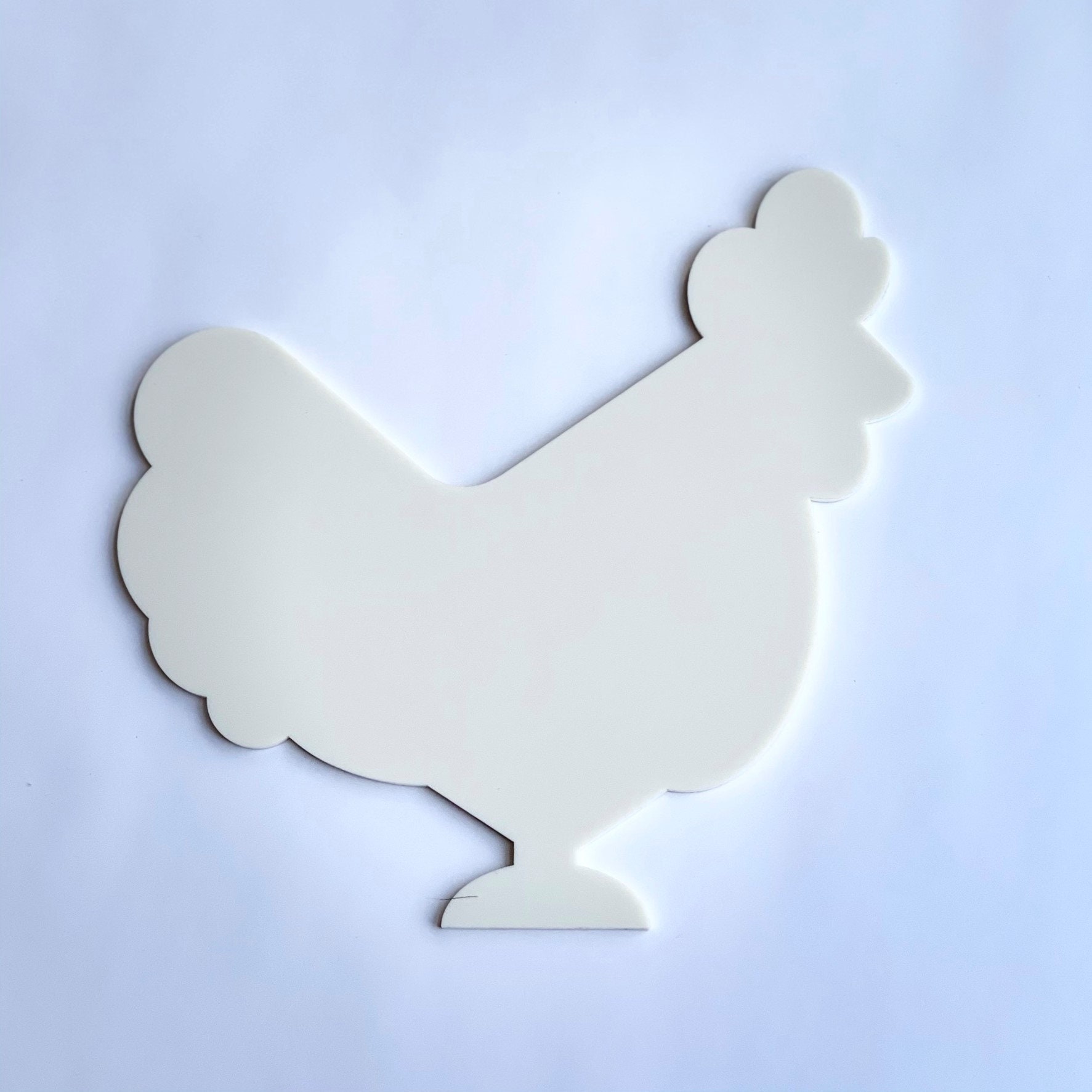 Chicken Shape Acrylic Cutout Blanks Indoor or Outdoor - Etsy