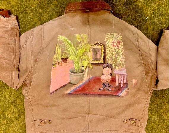 Hand Painted Vintage Carhartt Jacket 