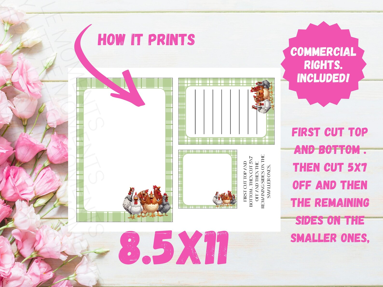Chicken Notepad Printable | Farmhouse to Do List (digital Download) - Etsy
