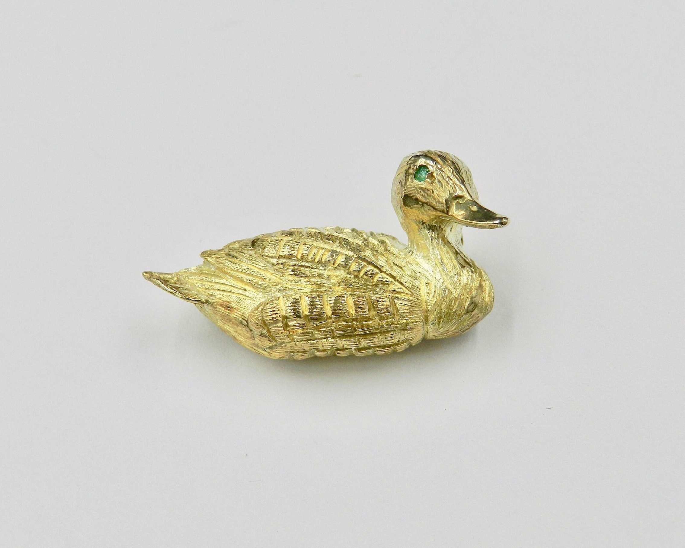  StockPins Flying Duck Lapel Pin Gold Duck Pin for Men