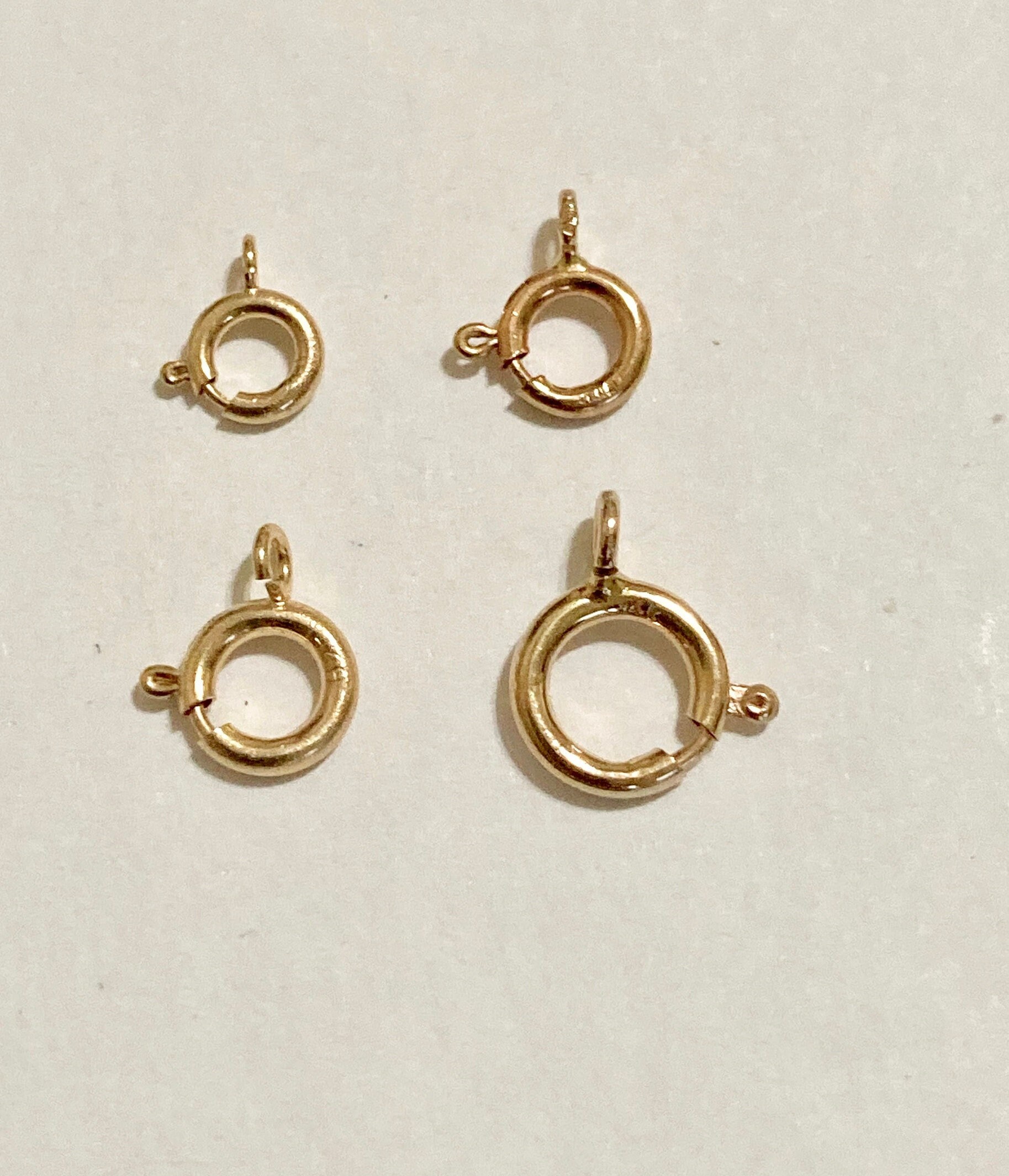 Spring ring sale clasp necklace