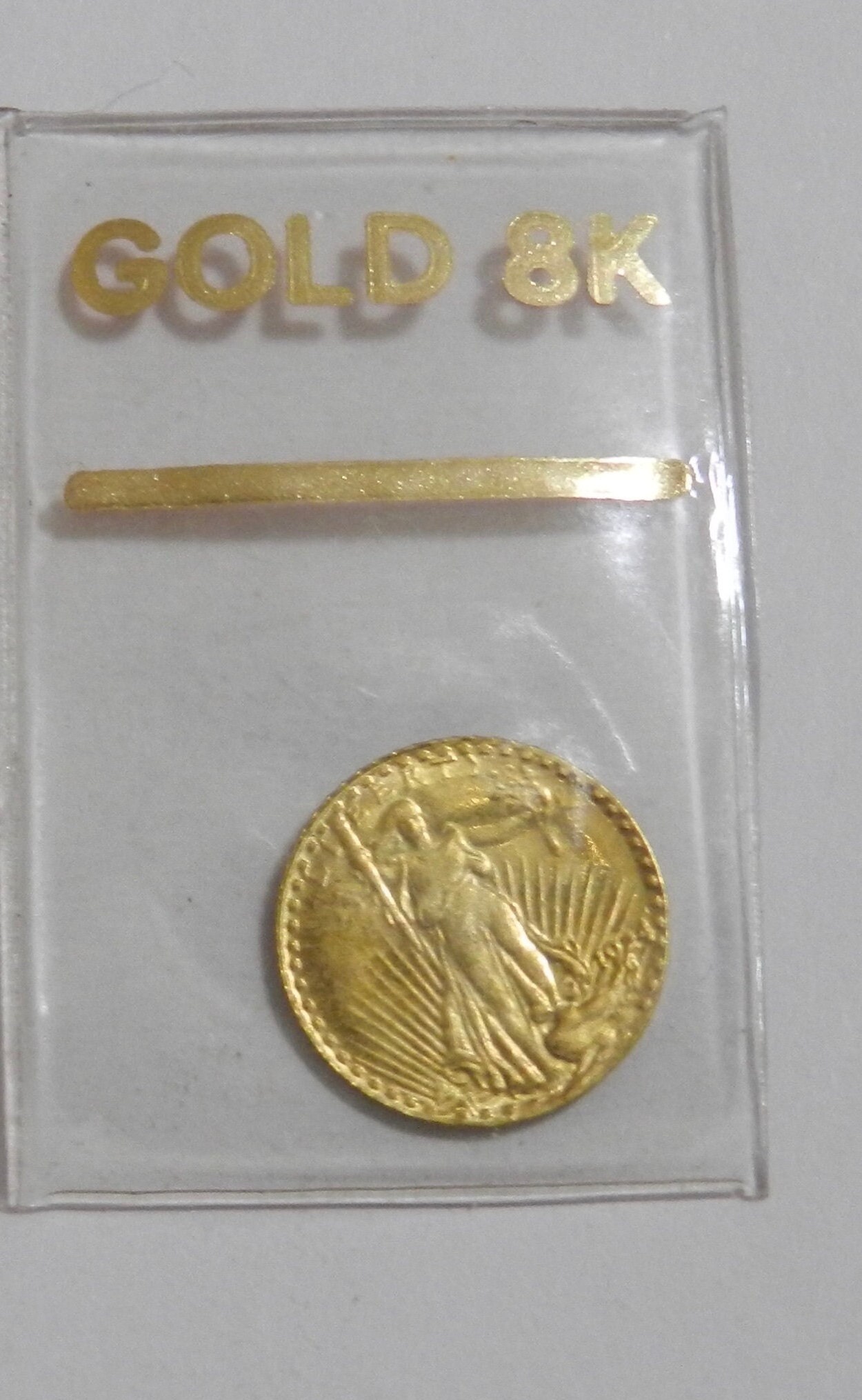 Gold Coins of the World 8th edition 金貨 8k Miniature Replica Gold Coin St Gaudens - Etsy