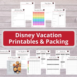 Disneyland Planning Guide With Printable Worksheets - Disney Vacation ...