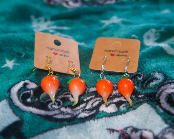 Dirigible Plum Earrings Handmade Clay Earrings Harry Potter Gift Luna Lovegood Etsy UK