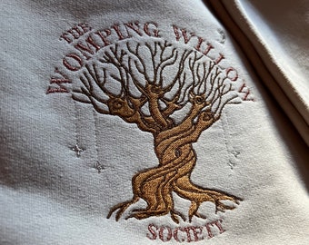 The Womping Willow Society Crewneck | Embroidery Sweatshirt | Harry Potter inspired Jumper