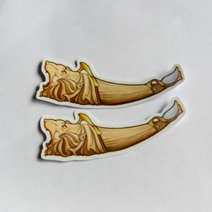 Susans Horn Sticker | Narnia Geschenk | Handgemachte Sticker