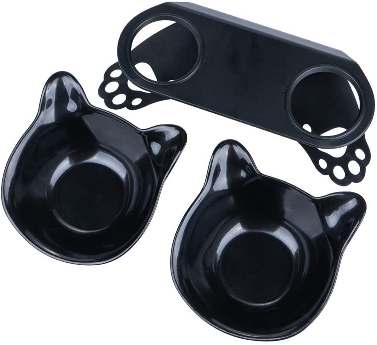 Cat Bowls Tilted cat Food Bowls Raised cat Food Bowl /Plastic Etsy