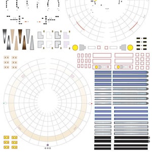 Rust Ring only 1/1000 Polar Lights Star Trek TOS enterprise model kit decals grid