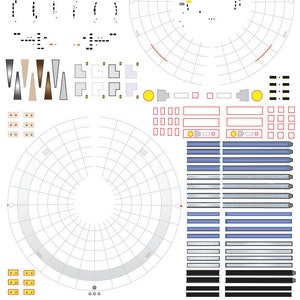 Gray Ring only 1/1000 Polar Lights Star Trek TOS enterprise model kit decals grid