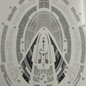 1/1400 Acreation aztec decals for AMT enterprise E model kit star trek Nemisis