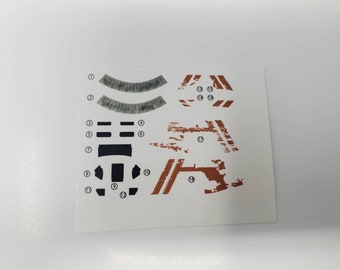 Star Wars water Decals Bandai razor crest  Vehicle model 018 ex018 Mandolorian 1/350