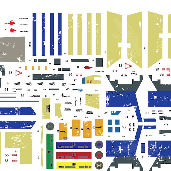 X Wing Miniatures Decals - Etsy