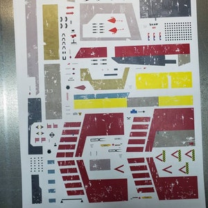 1/24 Red 5 decals for Star Wars Studio Scale X-wing