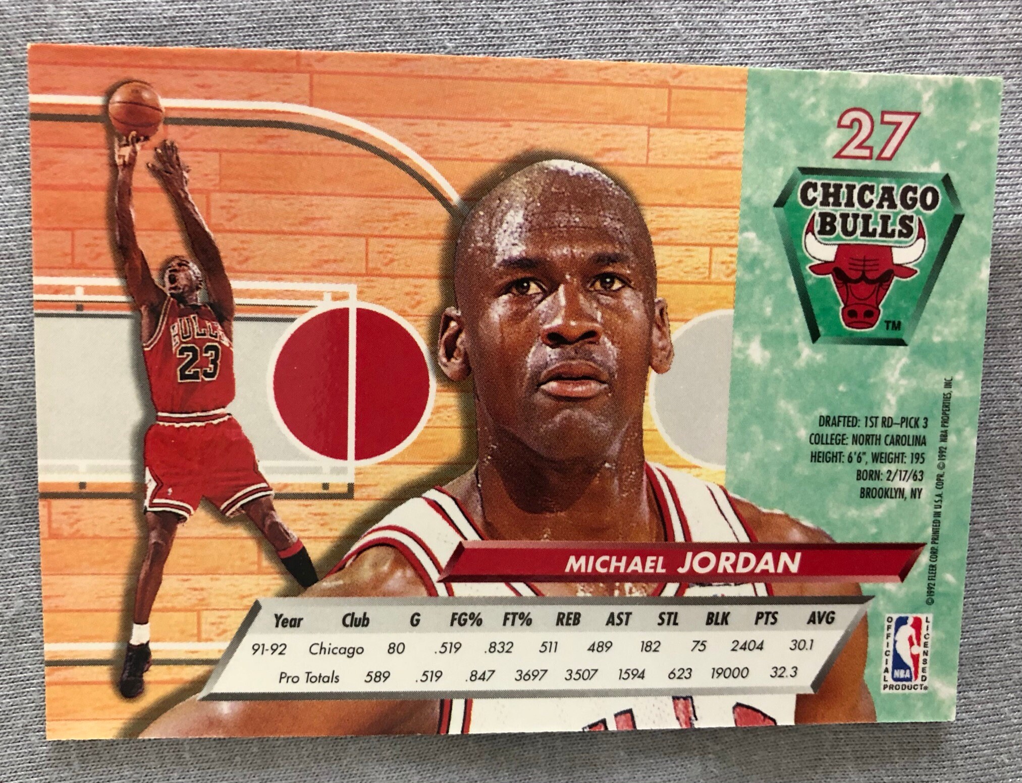 92 93 fleer ultra michael jordan 27