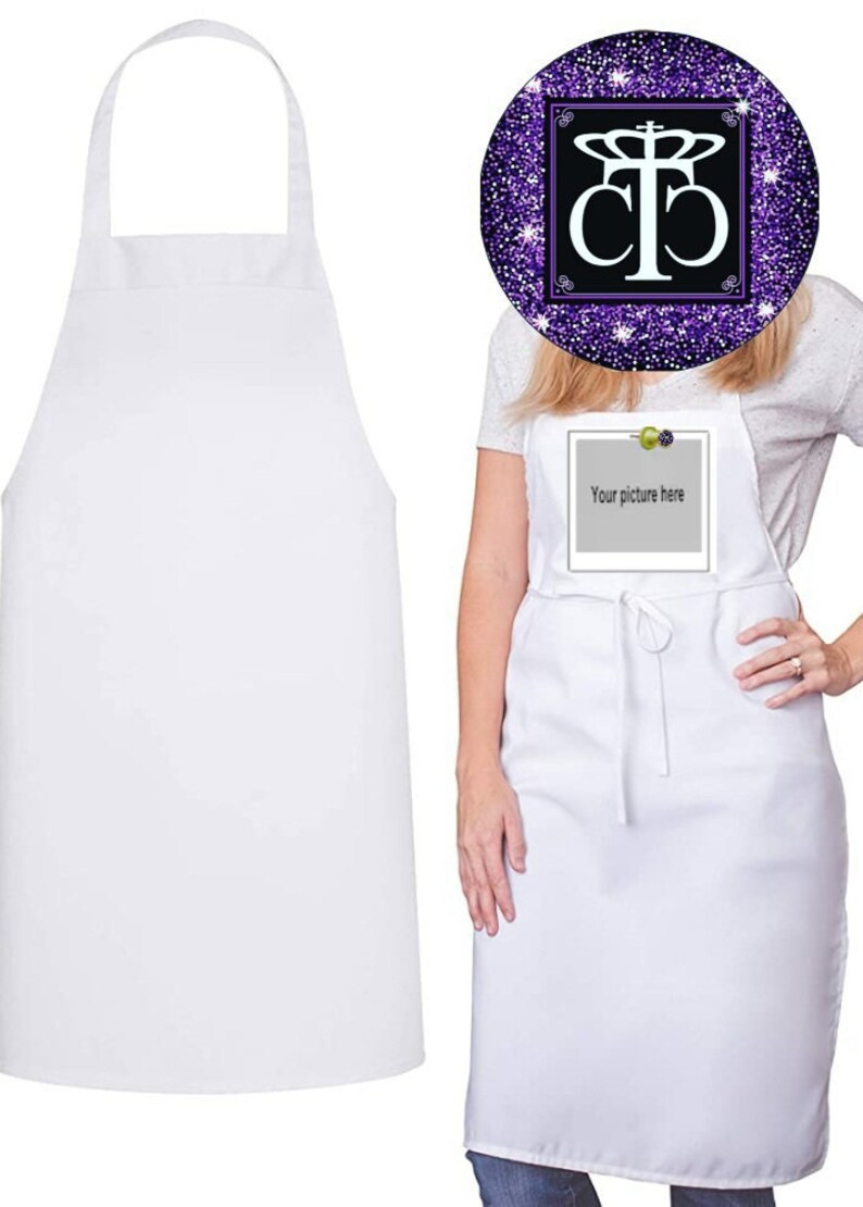 Sublimation Blank White Adult Apron Etsy