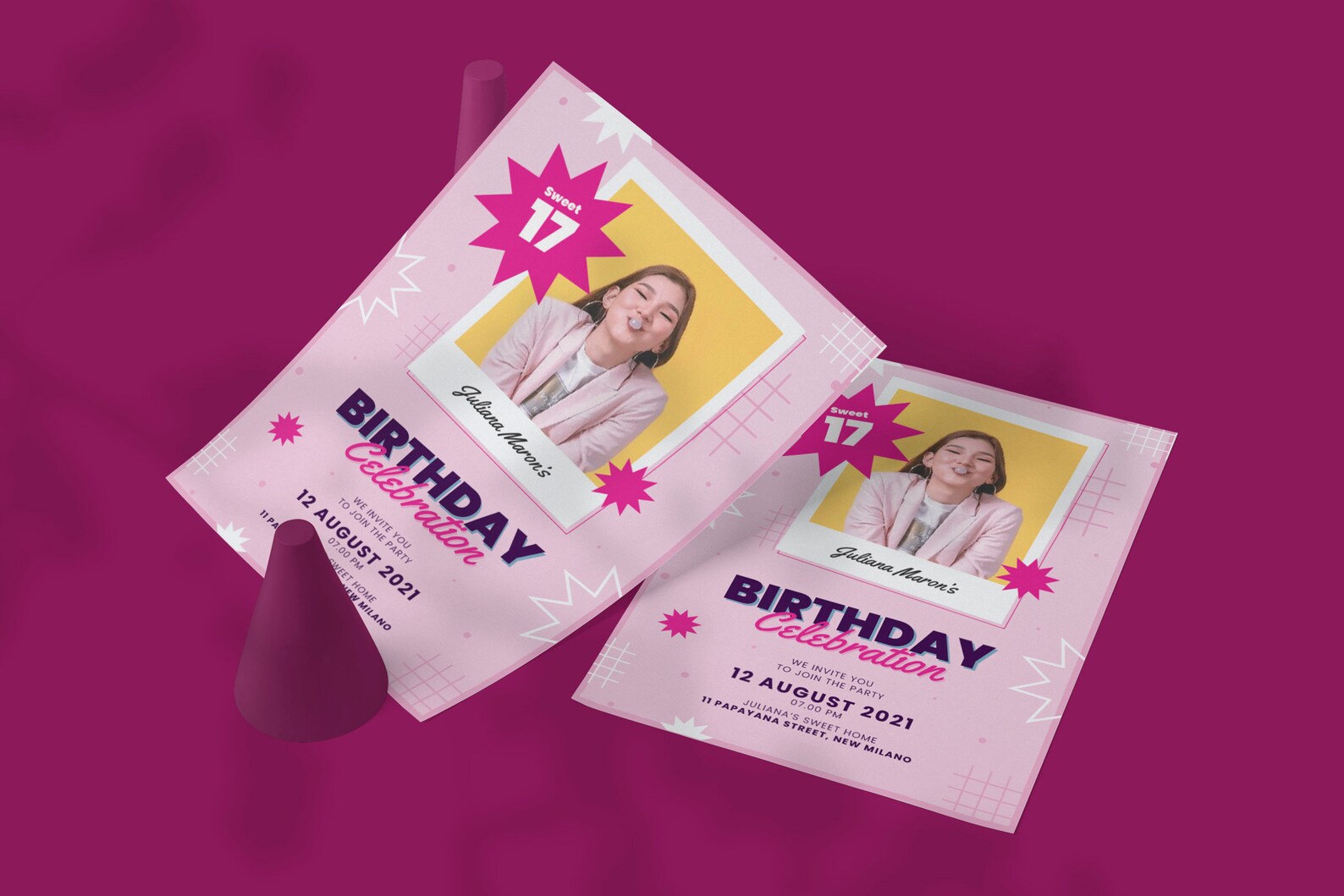 Sweet 17 Birthday Invitation Etsy Sweet 17 Birthday Invitation Etsy
