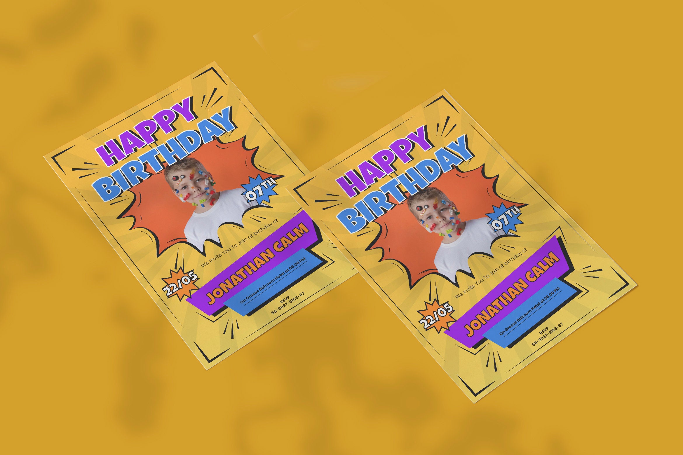 Geburtstag Comics Geburtstagseinladung  Etsy