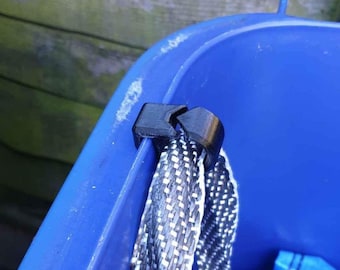 Recycling Storage Blue Bag to Bin Hooks - Pair of Clips