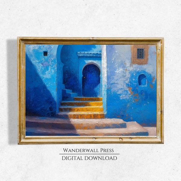 Morocco Wall Art, Downloadable Prints, Antique Oil Painting, Decoration Boheme, Travel Gift, Boho Gallery Wall, Moroccan Wall Art, Exotic