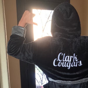 Personalized Robe Custom Birthday Gift for Him, Cozy Fleece Robe, Birthday Present, Monogrammed Gift For Guys, Custom Name Fleece Robe Gift