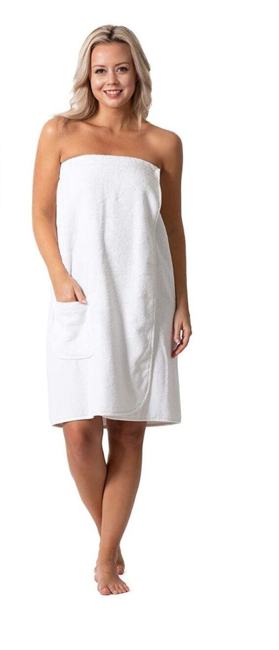Body wrap towel with velcro sale