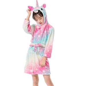 unicorn dressing gown ladies Unicorn Bathrobe for Women Adult Dressing Gown Ladies Soft Hooded Nightwear
