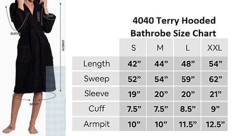 Light Blue Turkish Cotton Hooded Terry Robe, Personalized Spa Bathrobe ...