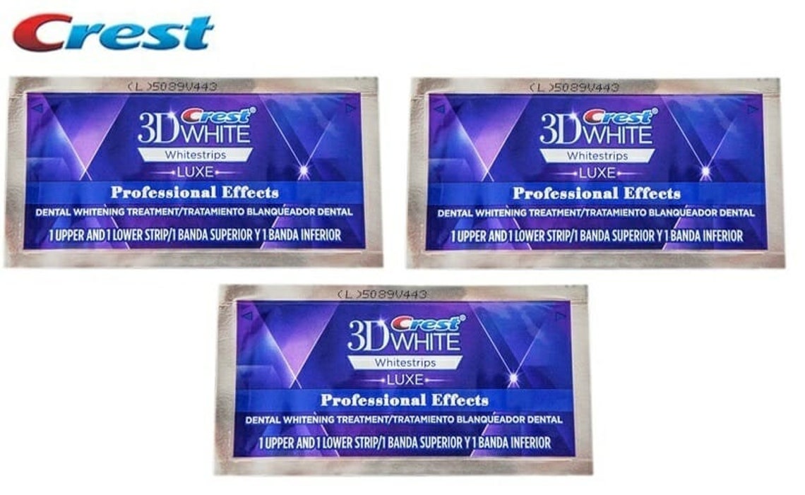 Crest 3D Teeth Whitening Strips Professional Effects Best ...