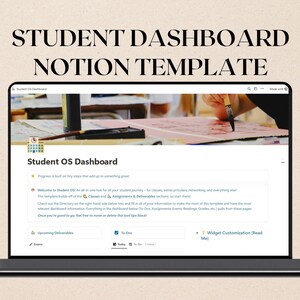 Student OS Dashboard – Your Ultimate All-in-One Notion Organizer