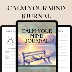 Calm Mind Journal - Mindfulness & Self-Care Planner for Stress Relief and Mental Clarity