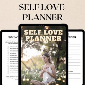 Self Love Planner, Self Care Journal, Love Yourself Workbook, Mindfulness and Gratitude Journal, Weekly Planner, Daily Reflection