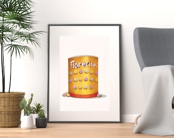 Florecitas Cookies Poster/ Puerto Rican Cookies