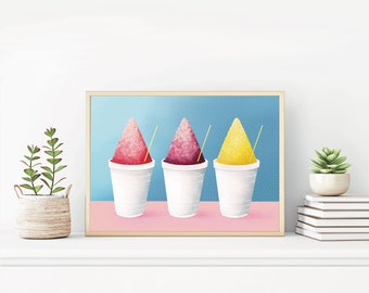 Piraguas Poster/ Snow Cones