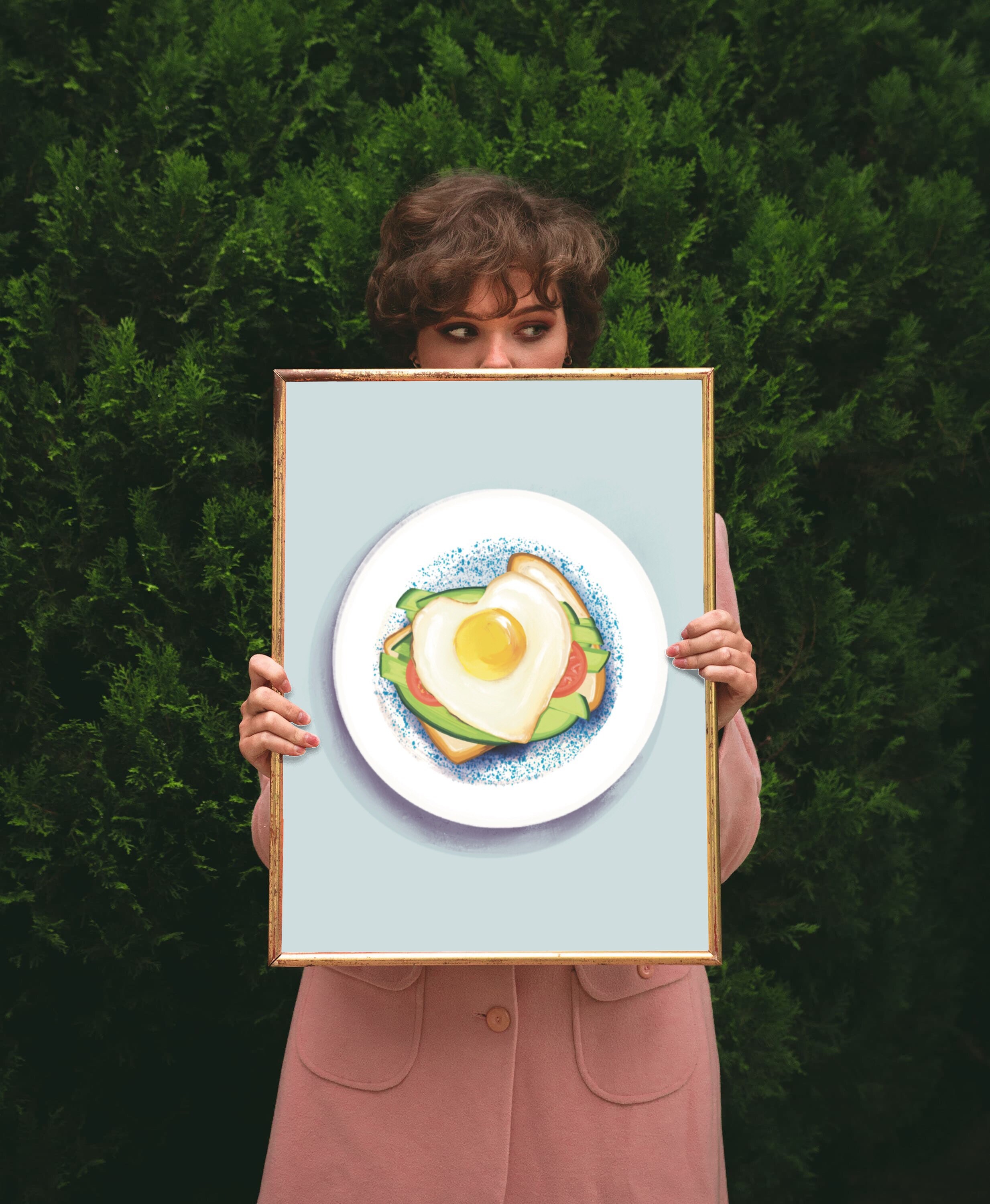 Avocado Toast Print/Affiche d'art Du Petit-Déjeuner