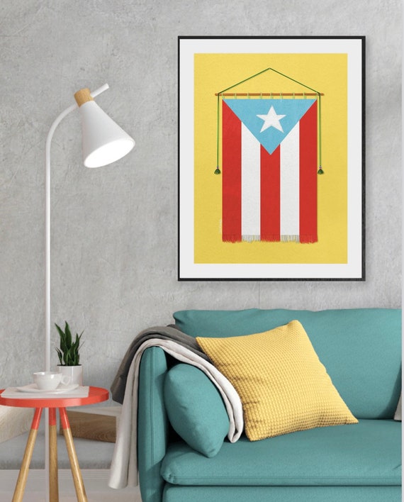 thumbnail image 2 of Puerto Rico Flag 2x3 FT - Large House Flag Borinquen Puerto Rican PR - 100% Polyester, Multicolor By Trade Winds 2 of 3