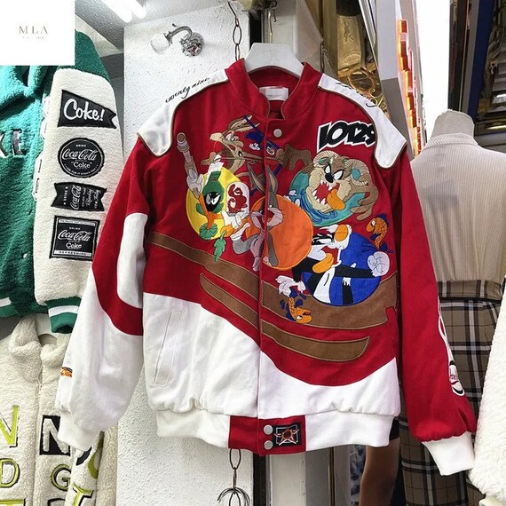Looney tunes 2025 baseball jacket