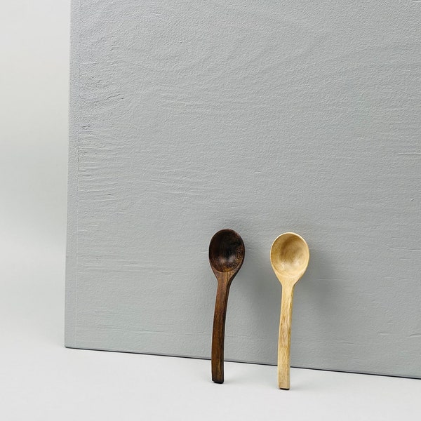 Wood Coffee Scooper 12cm x 3cm/ Salt Scooper /  Spice Scooper / Salt Spoon / Sugar spoon /Wooden Spoon / Wood Kitchen wares / Gift