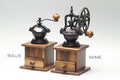 Baroy Nonie Coffee Grinder With Cast Iron Hand Side Crank 6.50"(L) x 5.75"(W) x 11.50"(H), Grind Settings and Catch Drawer