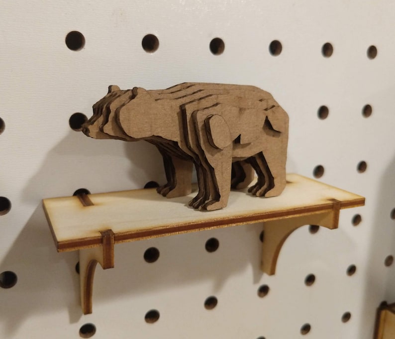 Lasercut Pegboard Accessories Full Bundle Etsy