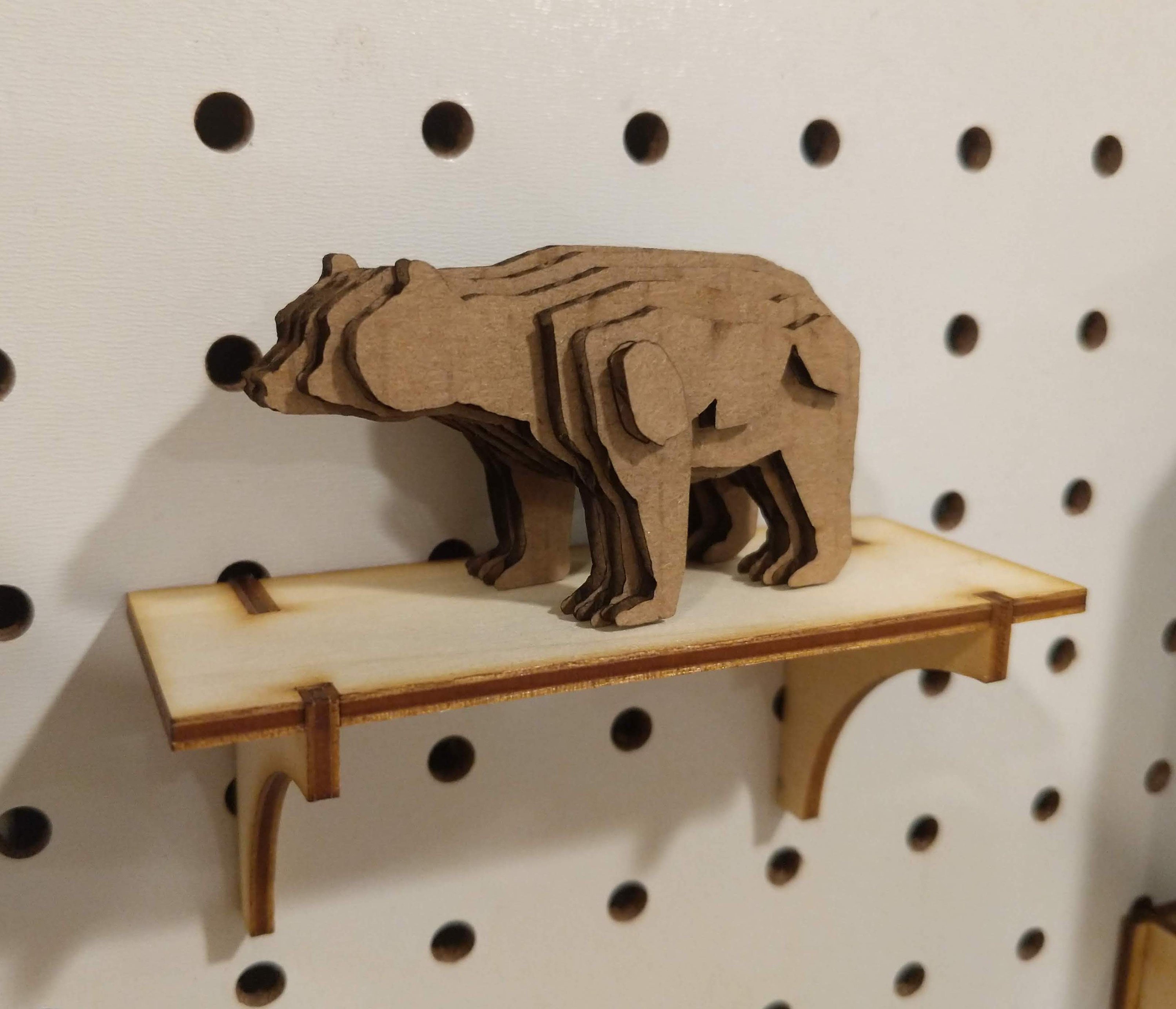 Lasercut Pegboard Accessories Full Bundle Etsy