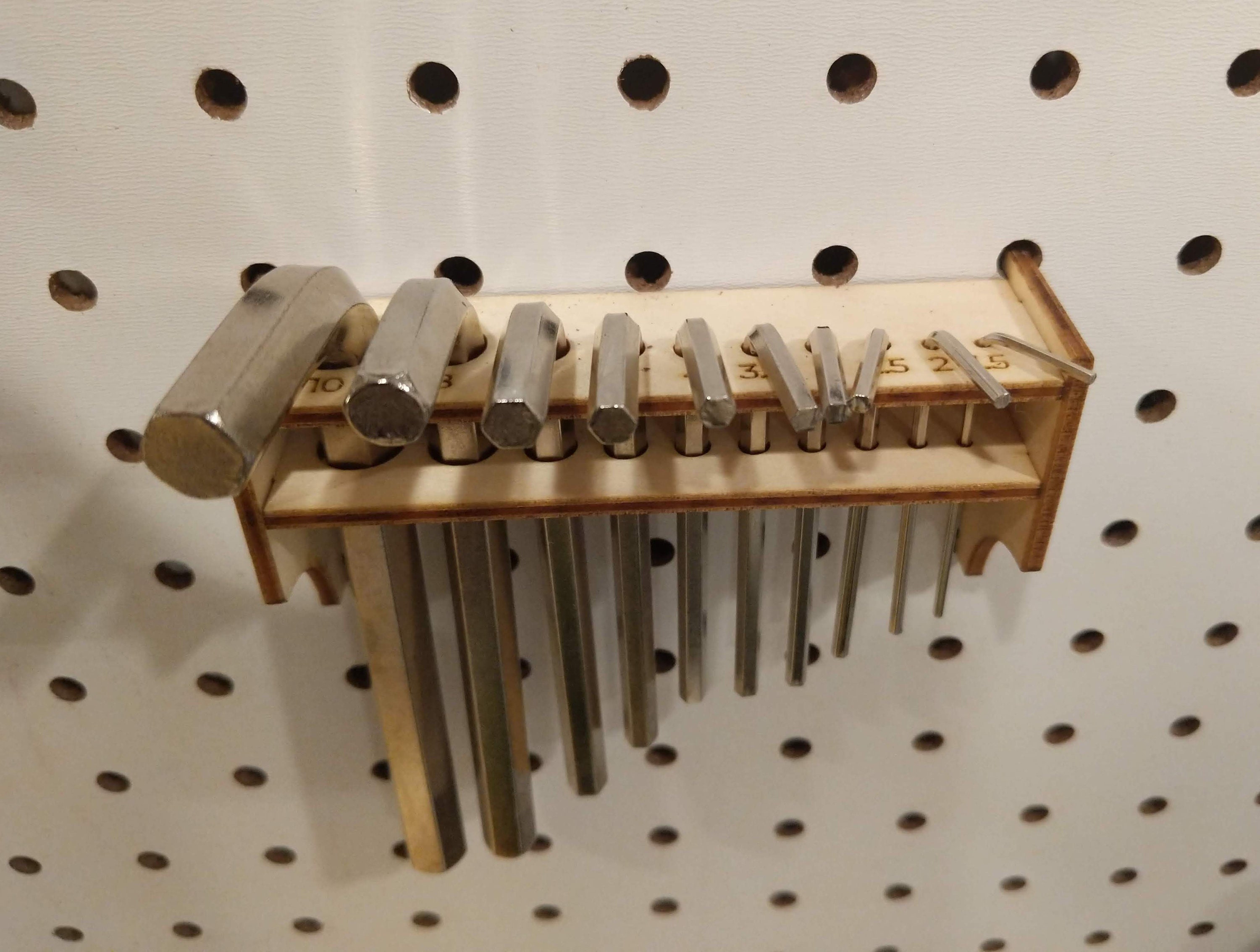 Lasercut Pegboard Accessories Full Bundle Etsy