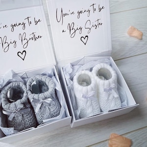 Caja de anuncios para futuros hermanos mayores o futuras hermanas mayores, anuncio de bebé para hermanos, vas a ser hermano mayor o hermana mayor